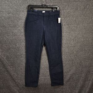 NWT Gap Women Skinny Ankle Pants Size‎ 2 Navy Blue Stretch Mid Rise